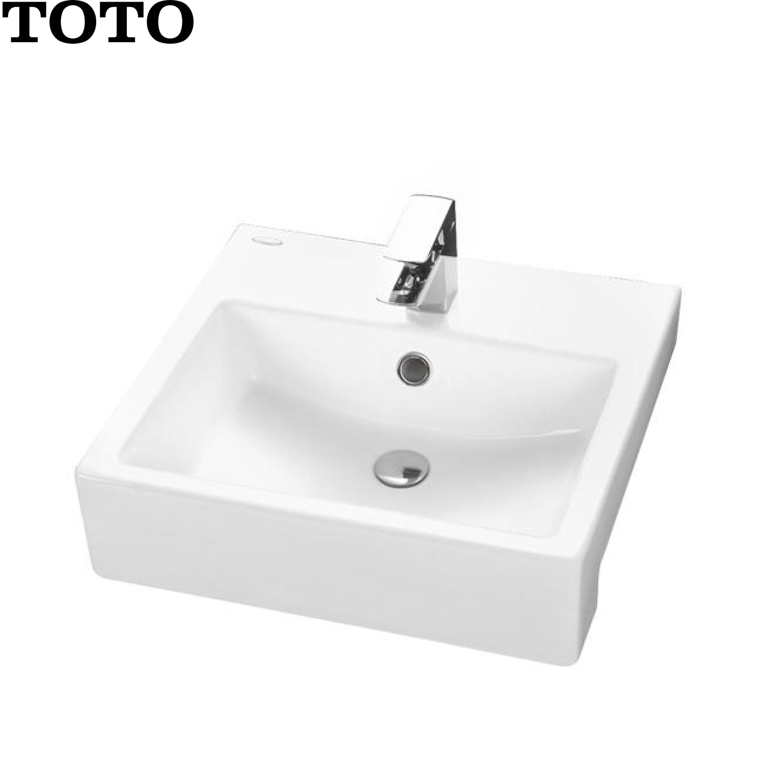 TOTO LW717RCB 半嵌式洗手盆